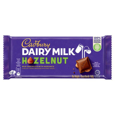 Cadbury Dairy Milk Hazel Nuts 160G