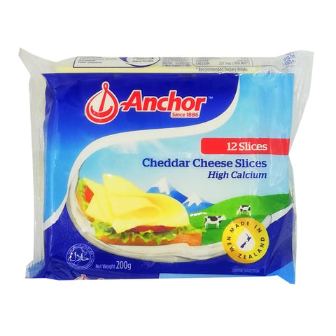 Anchor Cheese Slice 12s 200G
