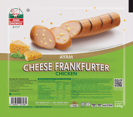 Ayam Dindings Cheese Frankfurter Chicken 250G