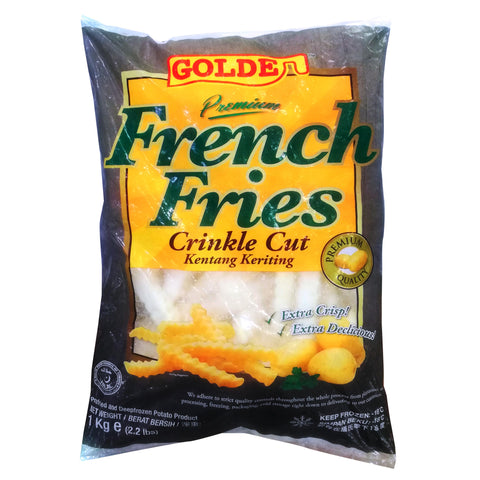 Golden French Fries 1 KG (Crinkle Cut)